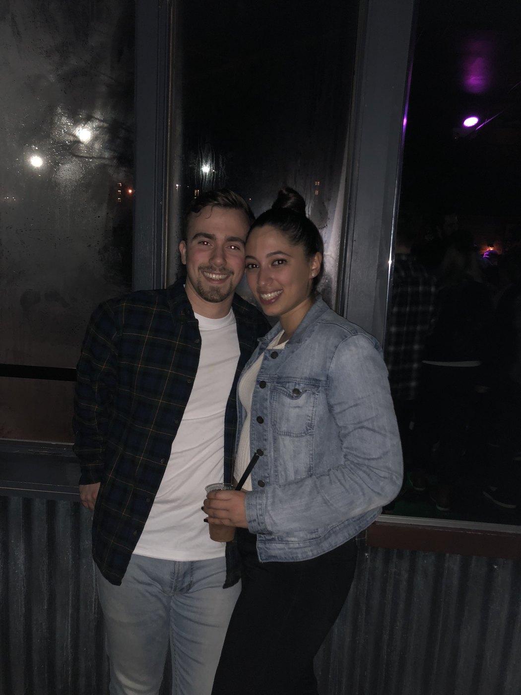 Austin and Bianca out together on a night out